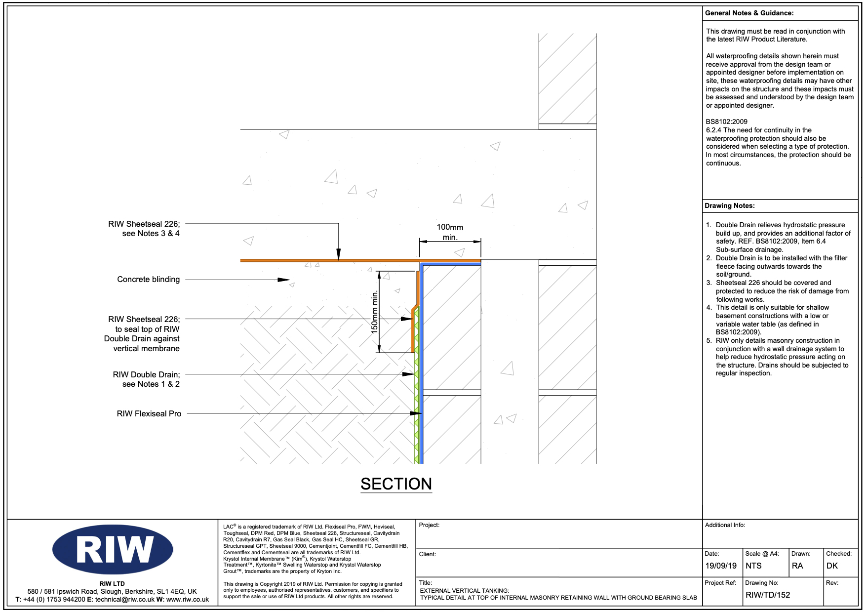 Typical Details - Technical Downloads | RIW