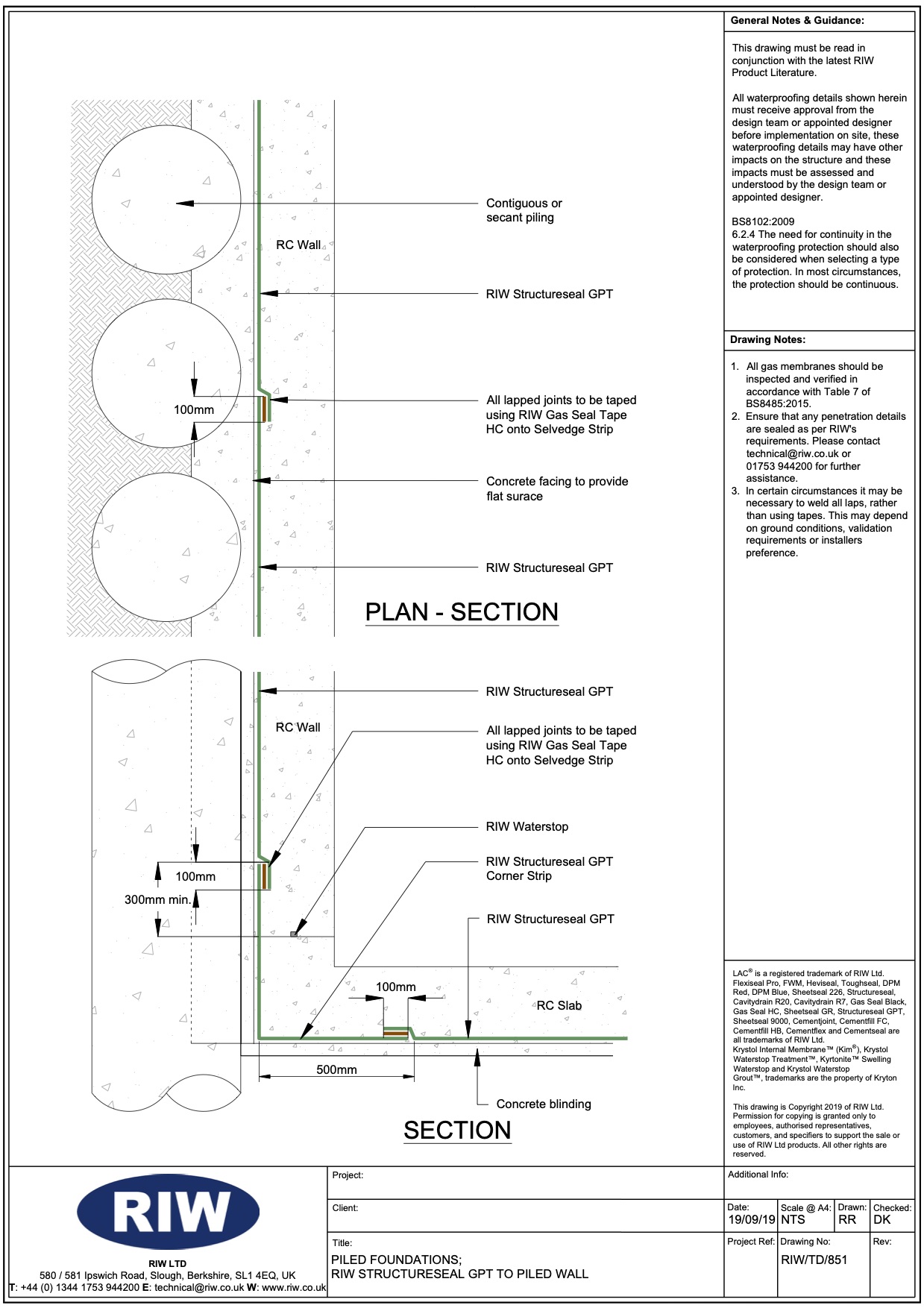 Typical Details - Technical Downloads | RIW