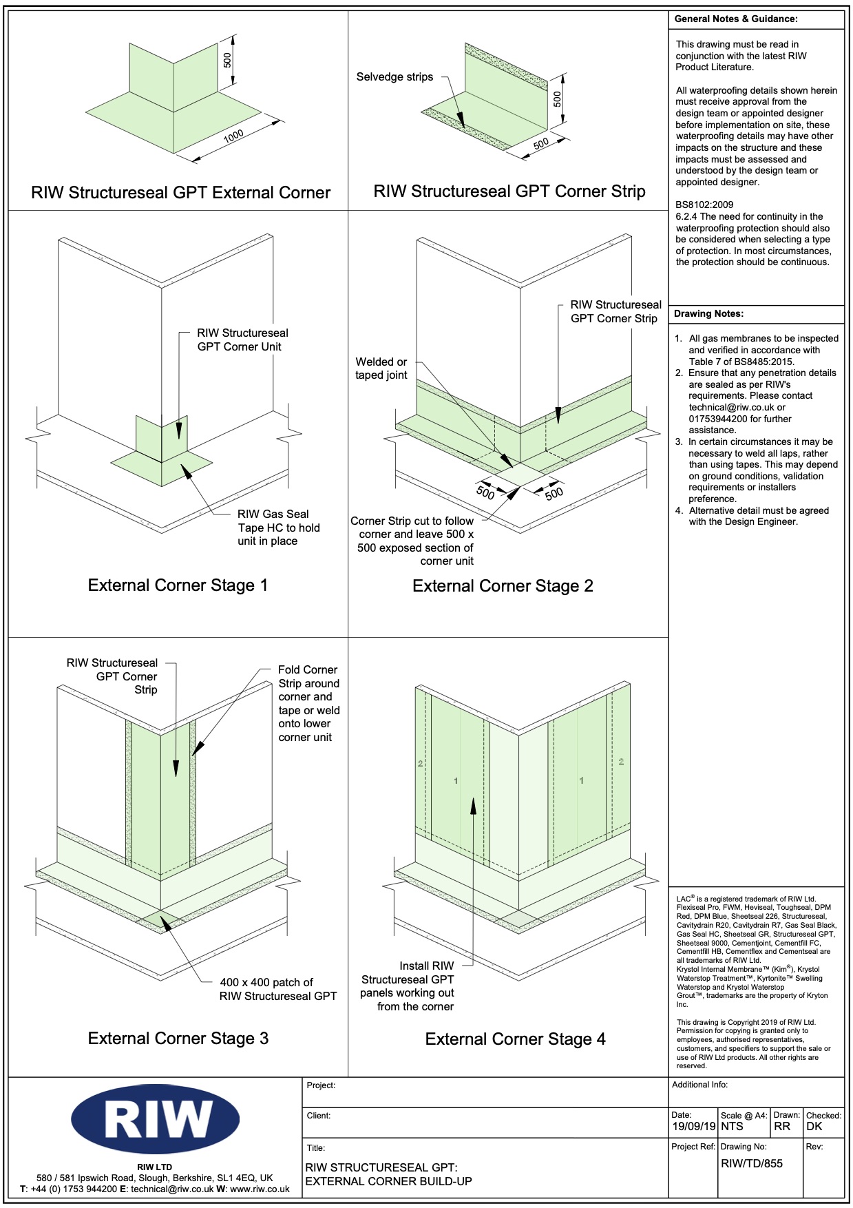 Typical Details - Technical Downloads | RIW