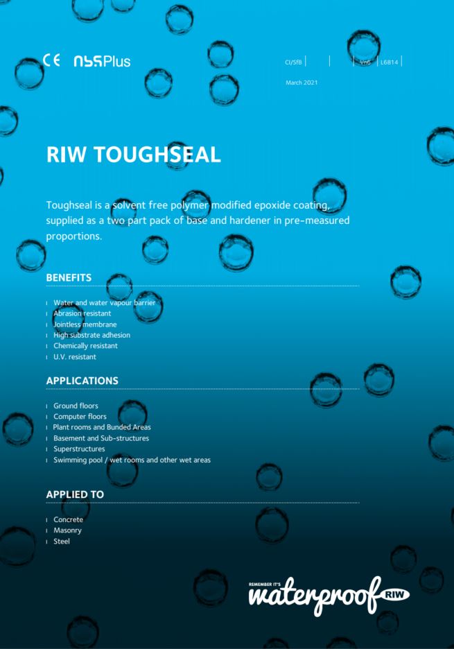 Data Sheets | Technical Downloads | RIW